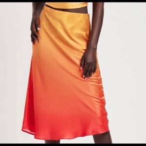 Apparis katia skirt size xs, orange sunset, nwot